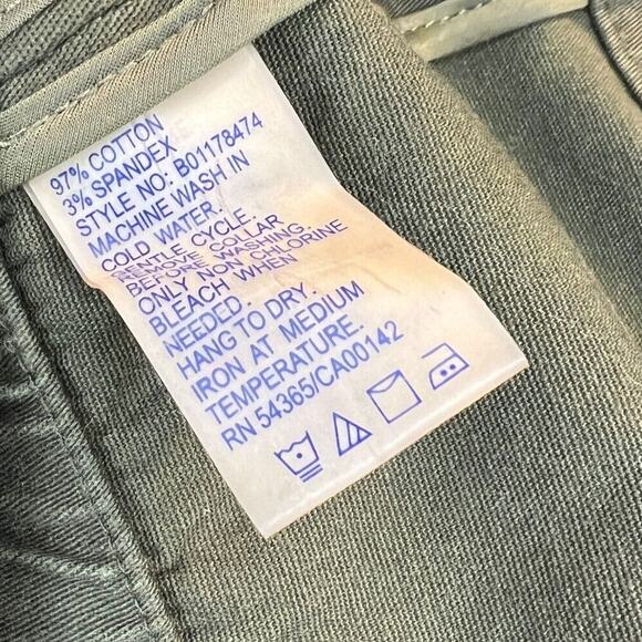 PETER NYGARD Women’s Green Bianca Vest Removable Faux Fur Collar Size 14 - Picture 7 of 7